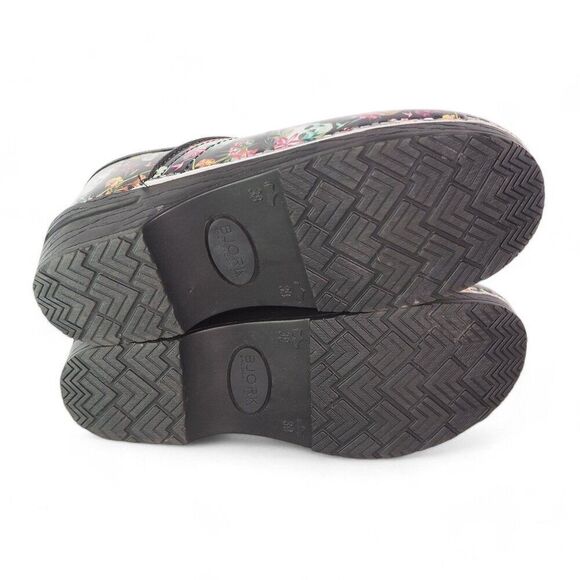 BJORK Professional Moa Skull Print Leather Clogs Multicolor Women's 7-7.5/38 - Picture 8 of 11